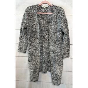 ZOA NY Open Grey Long Cardigan‎ Size XS (Runs Big) Cozy Classy Warm